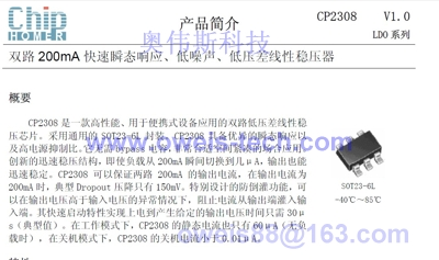 原厂授权Chiphomer代理 原装现货供应 CP2308STCF-CP2308STCF尽在买卖IC网